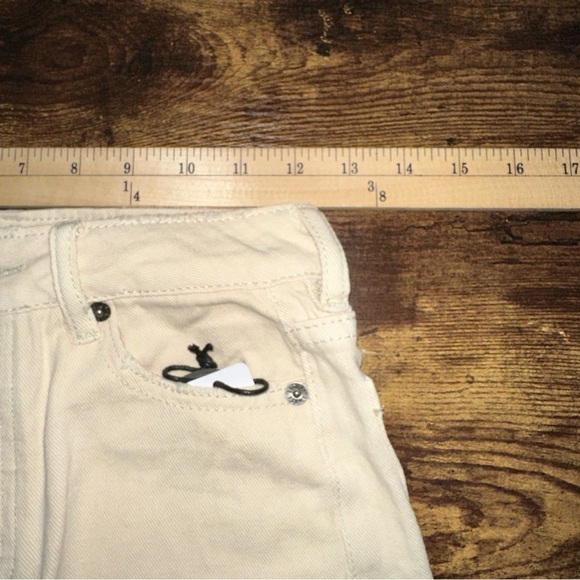 Amuse Society  Womens Shoreline Denim Woven Short‎ Size 24 Y2K Beach Frayed Hem - Picture 6 of 12